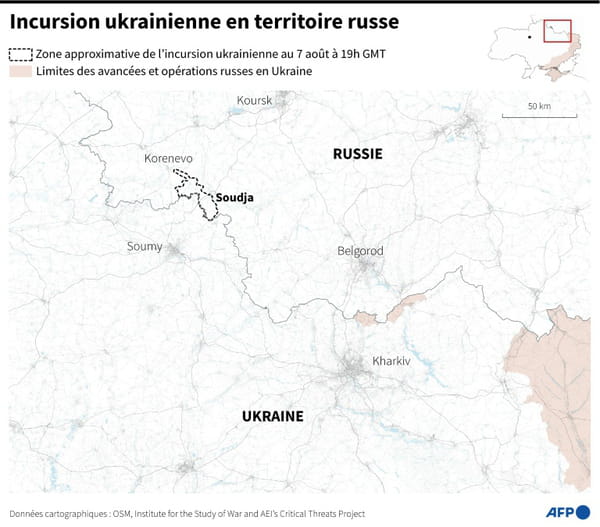 Russia still facing major Ukrainian incursion