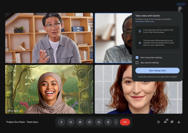 Google Meet will soon take automatic notes in your meetings