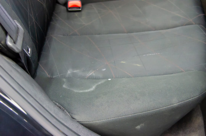 All seat stains disappear without rubbing, this cheap trick works every time