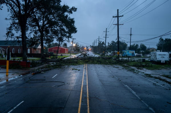 Tropical Storm Francine Moves Across Southern United States