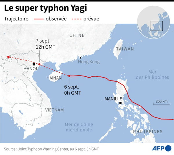 Super Typhoon Yagi hits China, heads toward Vietnam