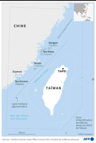 Beijing launches military maneuvers around Taiwan, which says it has deployed "adequate forces"