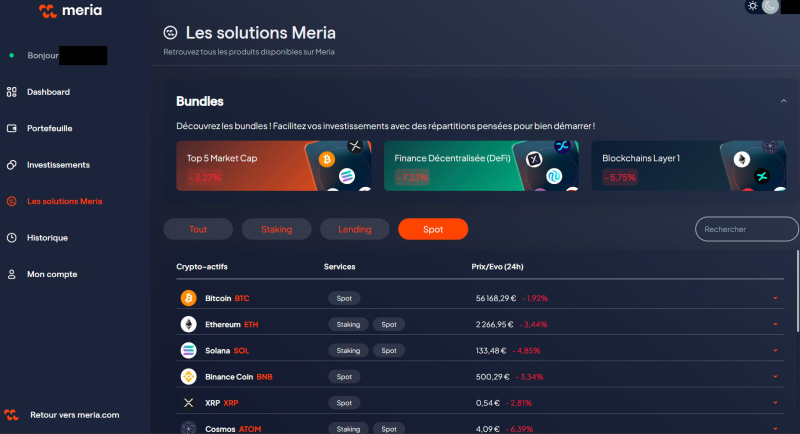 Meria (2024 review): the service that consolidates your crypto assets