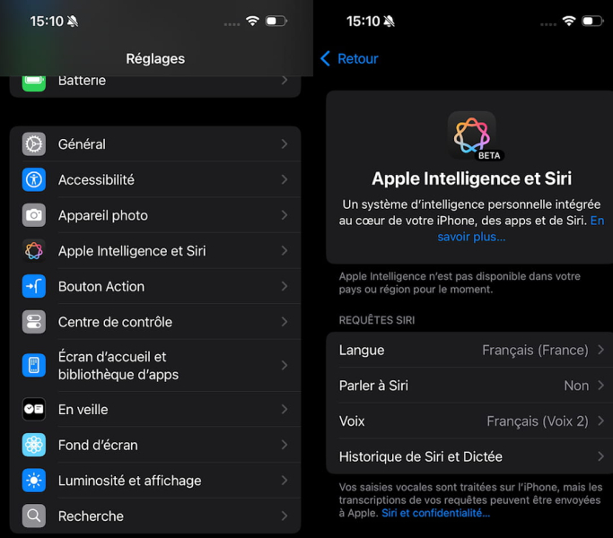 Apple Intelligence: how to install it in France before its official release