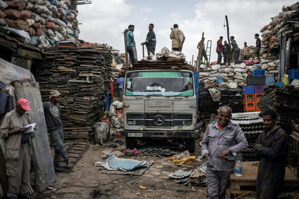 Ethiopia: In a market in Addis Ababa, nothing is lost, everything is transformed