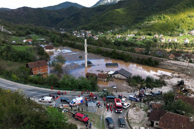 Floods in Bosnia kill at least 16