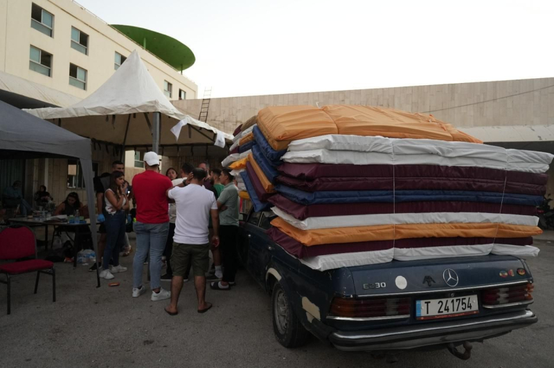 In Tripoli, Lebanon, aid for displaced people is being put in place