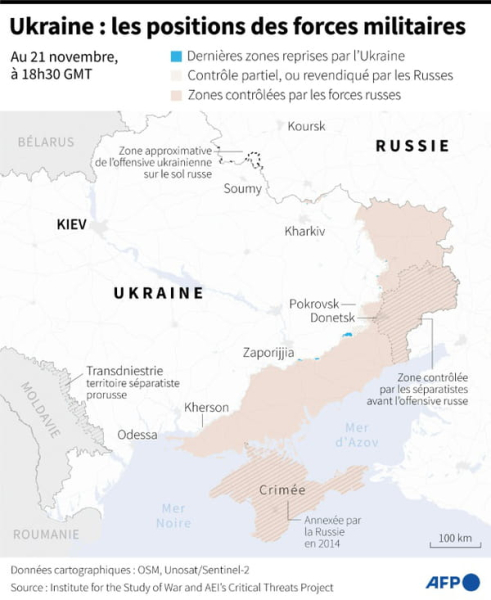 Ukraine acknowledges rapid Russian advances in the east, fears strikes on kyiv