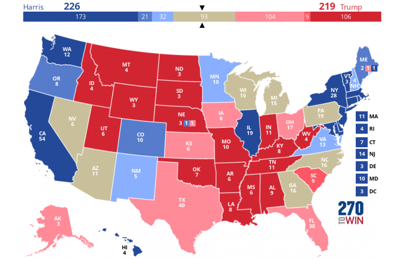 US Election Result, Live: 59% for Trump against Harris, "Chances of Winning" Become Clearer