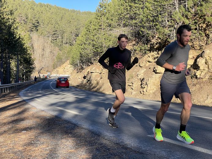 Col de Goudard, climb towards Chabrits, false flat of Casernes… 85 runners took on the Marvejols-Mende winter race and all its difficulties