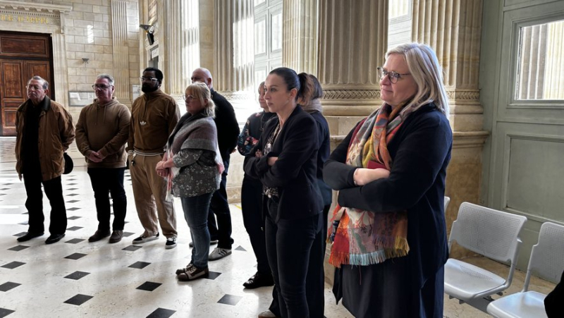 Emotion and contemplation at the Nîmes Court of Appeal for a rally in support of the victims of the hurricane in Mayotte