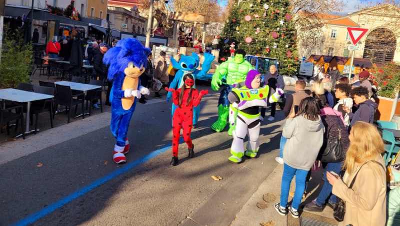 "It&#39;s very nice": a final magical burst in the streets of Alès city centre before Christmas Eve