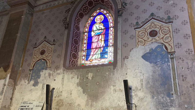 The heritage lottery, a helping hand to renovate the Russan church in Sainte-Anastasie