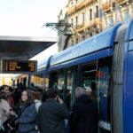 One year of free transport in Montpellier: what users say, testimonies in a train on line 1