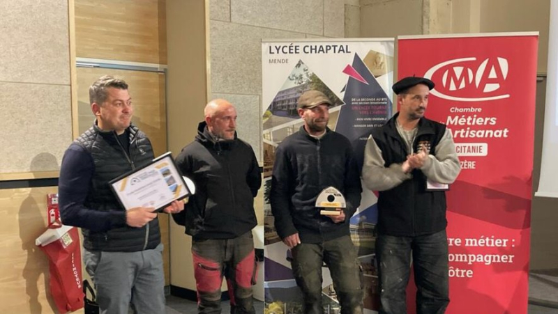 Masons, roofers, carpenters… Lozère craftsmen rewarded for their contribution to the preservation of heritage and know-how