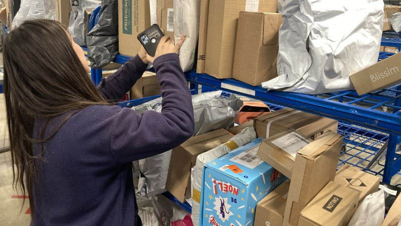 Christmas excitement at the La Poste “Parcel-Mail Services” platform in Vendres: up to 6,000 parcels pass through each day