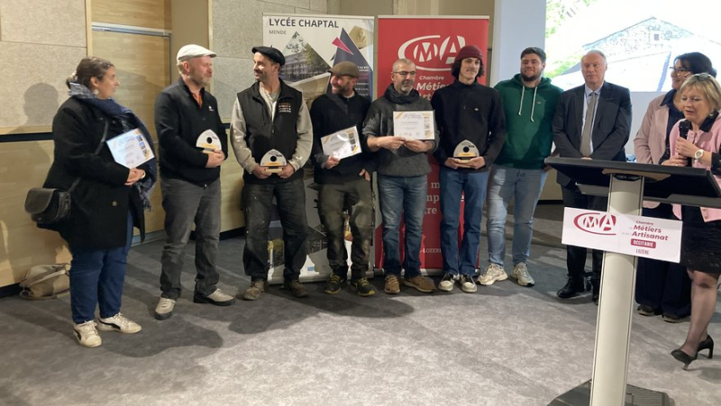 Masons, roofers, carpenters… Lozère craftsmen rewarded for their contribution to the preservation of heritage and know-how