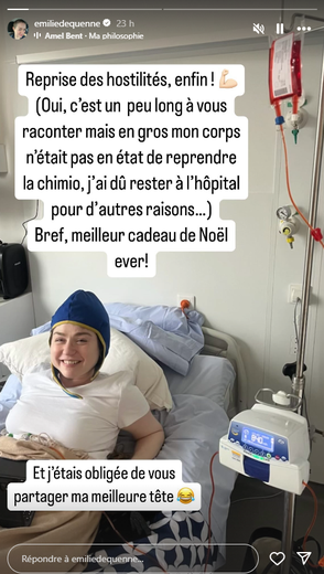 "Mon corps n’était pas en état de reprendre la chimio" : atteinte d’un cancer, Emilie Dequenne annonce "enfin" la "reprise des hostilités"