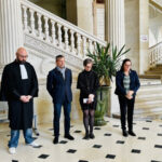 Emotion and contemplation at the Nîmes Court of Appeal for a rally in support of the victims of the hurricane in Mayotte