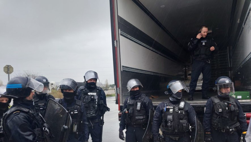 Farmers&#39; raid on the Méridienne area in Béziers and tension with the police