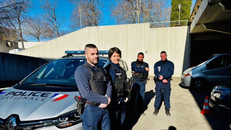 Les policiers de Nîmes du GSP restent mobilisés pendant le réveillon de Noël