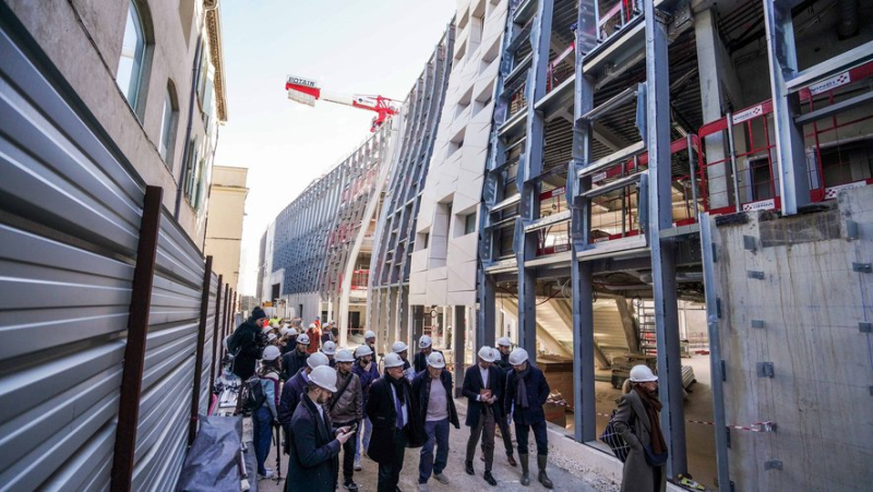 The future Nîmes "h2" congress center is revealed less than a year before its opening