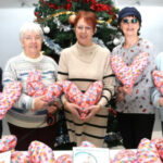 Heart cushions made in Gard to relieve women with breast cancer