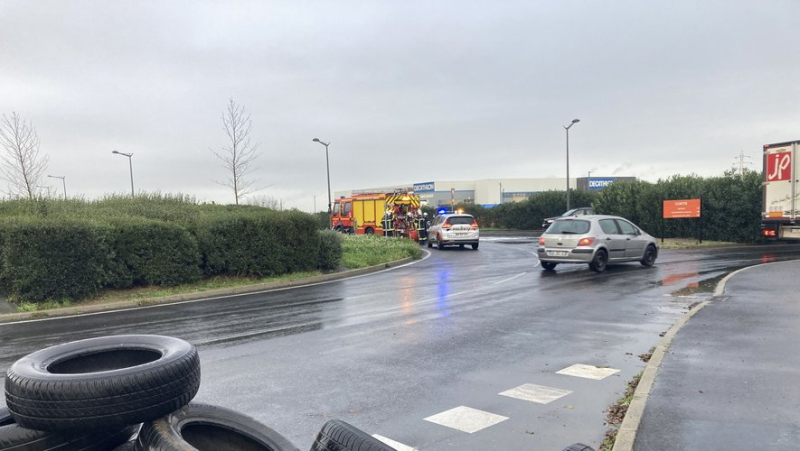 Farmers&#39; raid on the Méridienne area in Béziers and tension with the police