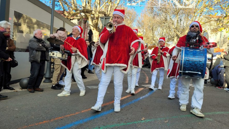 "It&#39;s very nice": a final magical burst in the streets of Alès city centre before Christmas Eve