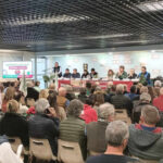 Elections to the Chamber of Agriculture: farmers at campaign meeting in Béziers