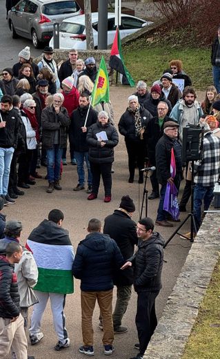 Rally for Palestine: "The war memorial is not intended to be used as a support for a political opinion"