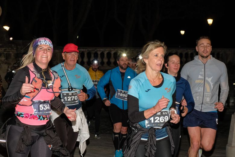 4,222 night runners with short and long strides for the Montpellier Urban Trail