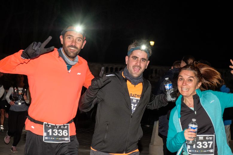 4,222 night runners with short and long strides for the Montpellier Urban Trail