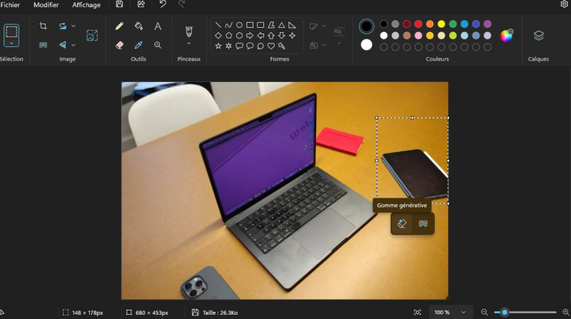 La “gomme générative” débarque sur Paint : une fonctionnalité dont vous ne pourrez plus vous passer