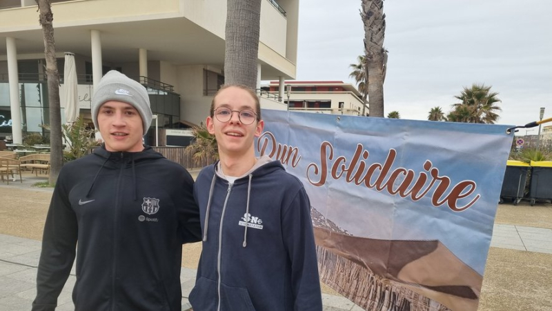 Runners motivated for the solidarity run for the victims of cyclone Chido in Mayotte