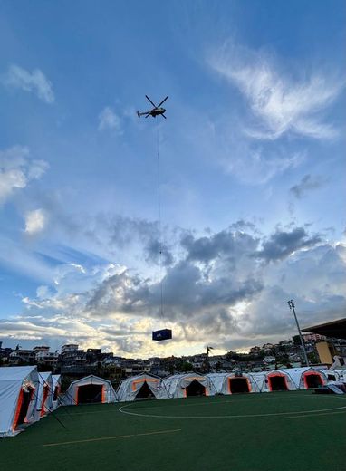 Cyclone Chido: a few hours before his return to Nîmes, Gard firefighter Michel Cherbetian takes stock of his fifteen days of projection in Mayotte