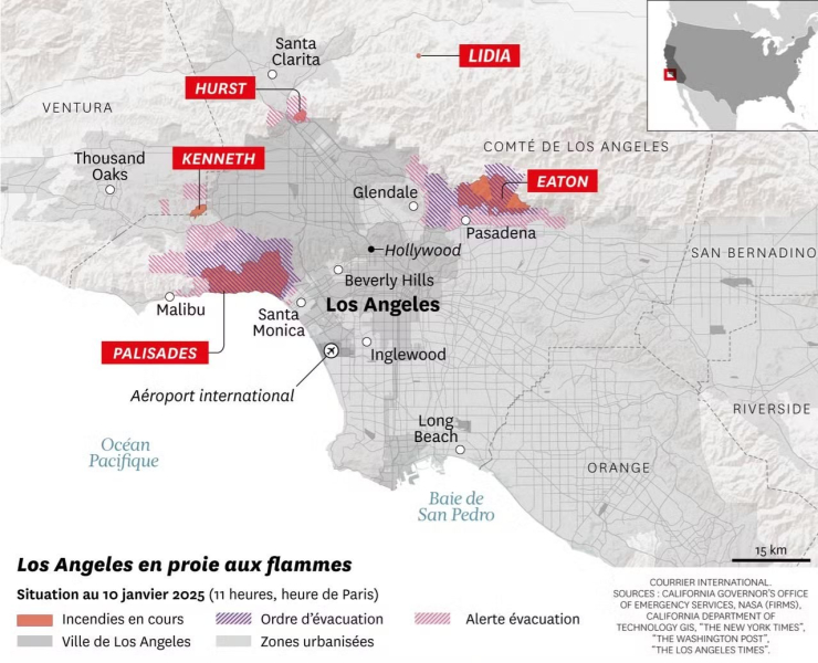 Pourquoi Los Angeles brûle : les origines des feux ravageurs expliquées