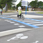 A new cycle path overcomes the obstacle of the four-lane road in Juvignac