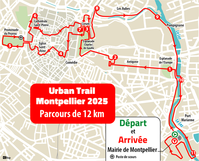 Avec plus de 4 000 participants attendus, l’Urban Trail lance idéalement la saison 2025 des courses à pied à Montpellier