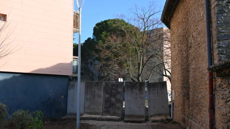 Bagnols-sur-Cèze: in Escanaux, the mayor has concrete blocks installed, a precarious solution to counter drug trafficking