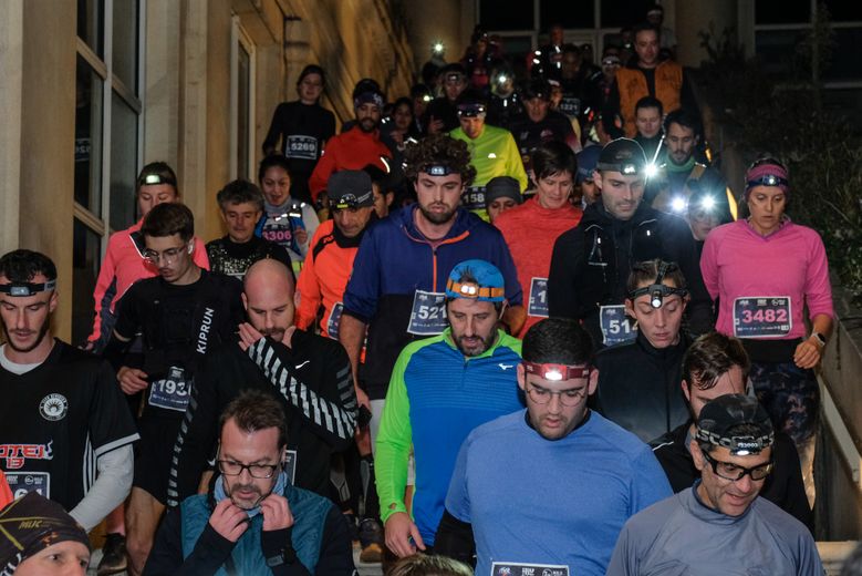 4,222 night runners with short and long strides for the Montpellier Urban Trail