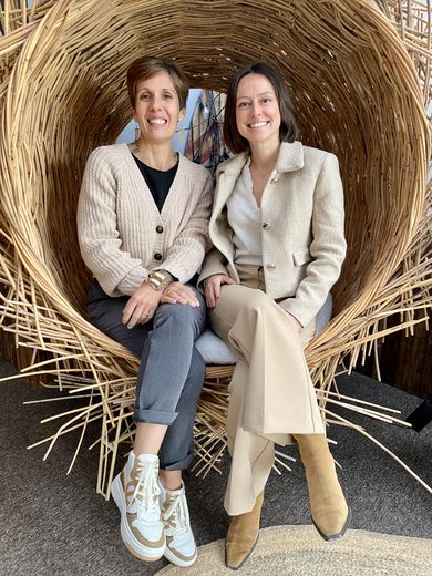 Mélanie and Sandrine, an inspiring duo