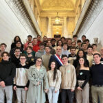 Visit to the Luxembourg Palace, work in the hemicycle… thirty-five students from the Auguste-Loubatières high school in Agde were received at the Senate by Hussein Bourgi