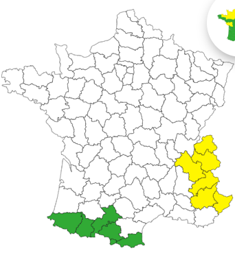 Weather: Between 7 and 15 cm of snow expected on Aubrac and the A75, Lozère and 52 other departments on yellow alert