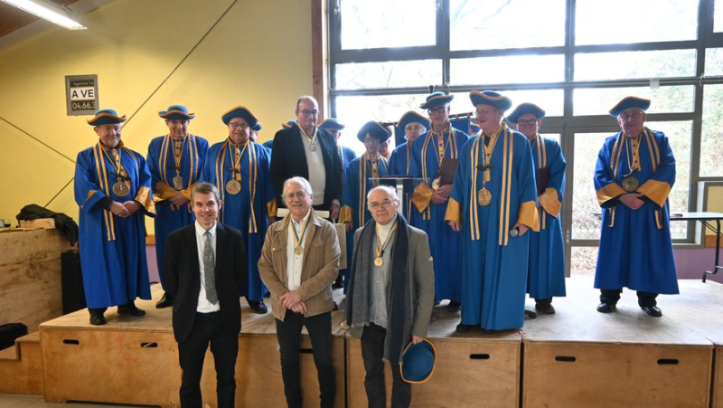 The Compagnie de la Côte du Rhône Gardoise offered a time of celebration and joy "in an anxious world" on the occasion of Saint-Vincent