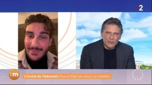 Pascal Elbé : son fils passe une tête dans Télématin en pleine interview... et il est canon !