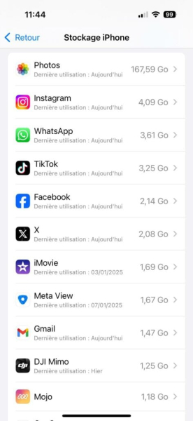 La mémoire de votre iPhone est saturée ? Voilà comment retrouver de l'espace de stockage