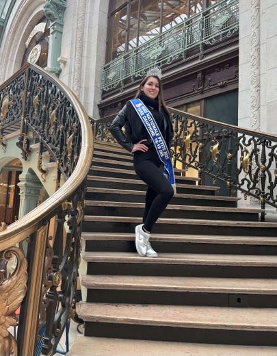 Miss Nationale Petite: a double first runner-up sash for Alésienne Éléane Chillet