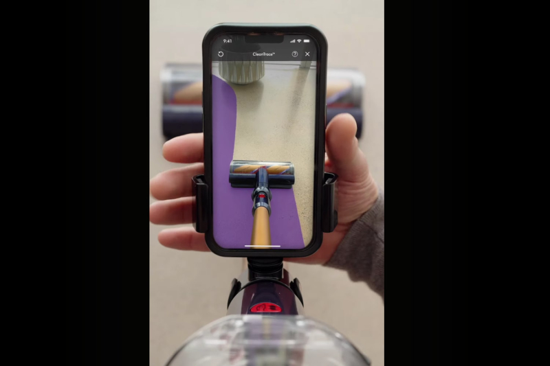 This revolutionary method for vacuuming is based on augmented reality