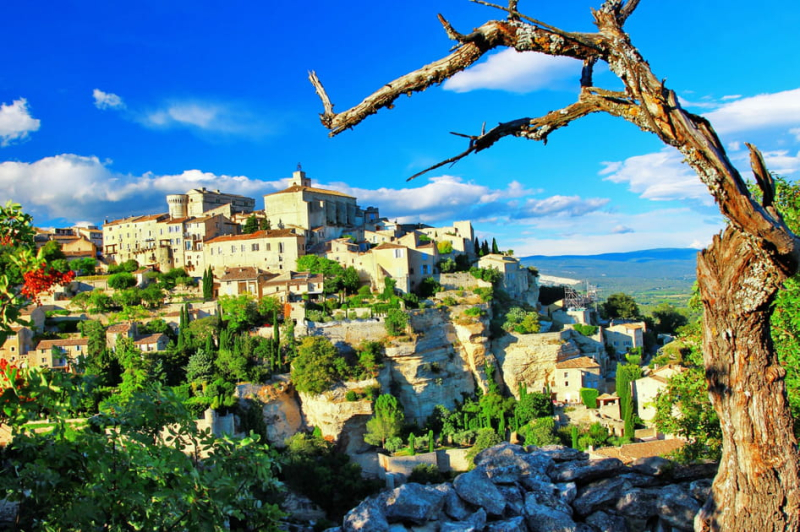 Gordes, at the top of a hill in the Luberon